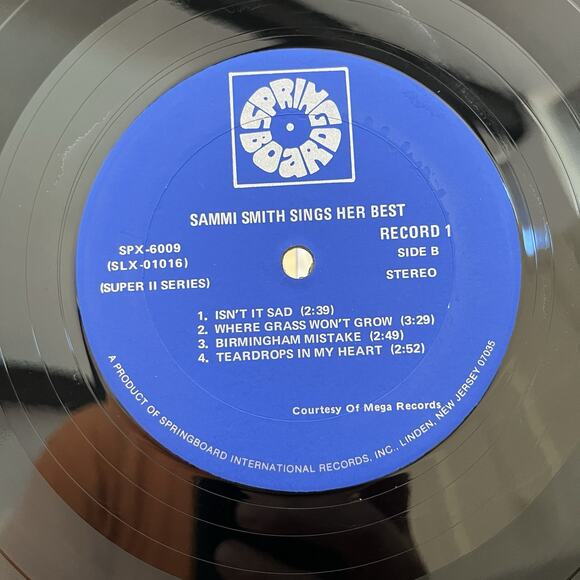 Sammi Smith Sings Her Best 2xVinyl LP Springboard SPX-6009 - Picture 5 of 11